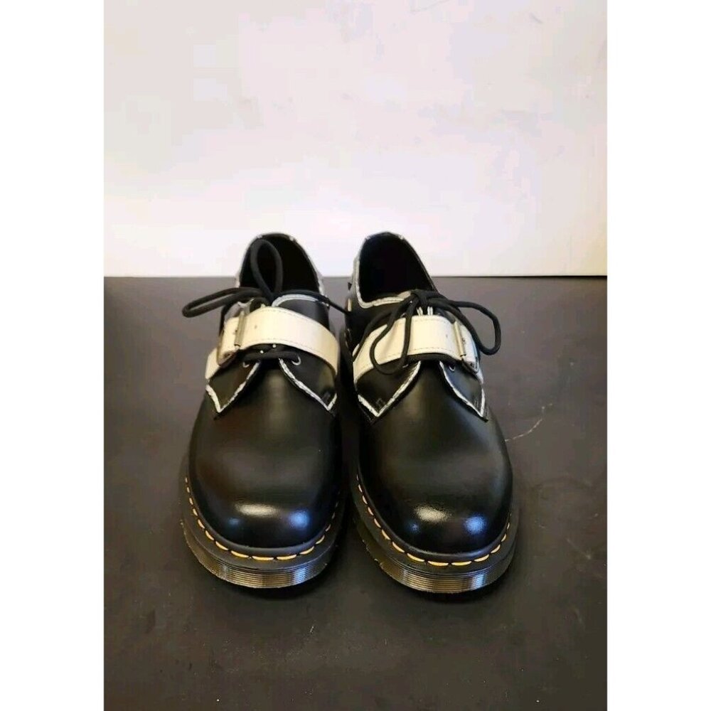 Doc Martens 1461 ZAMBELLO STUD 3 EYE Shoes Black White